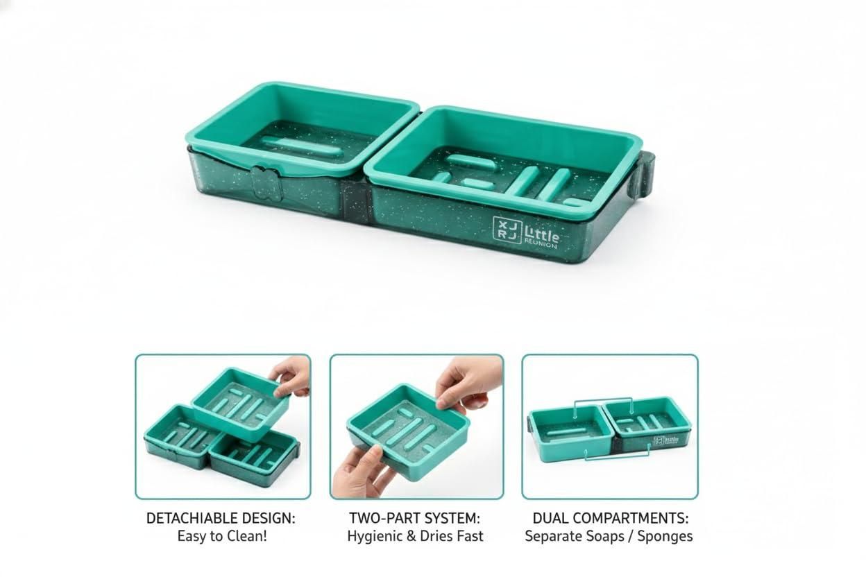 Space Saving No-Drill Bathroom Shelf – Waterproof Self Adhesive Rack with Hooks